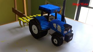 Como hacer TRACTOR de cartón y tecnoport / cardboard and styrofoam tractor