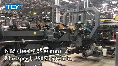 Bottom Print Flexo Folder Gluer 1025 16,800 sheets/hr