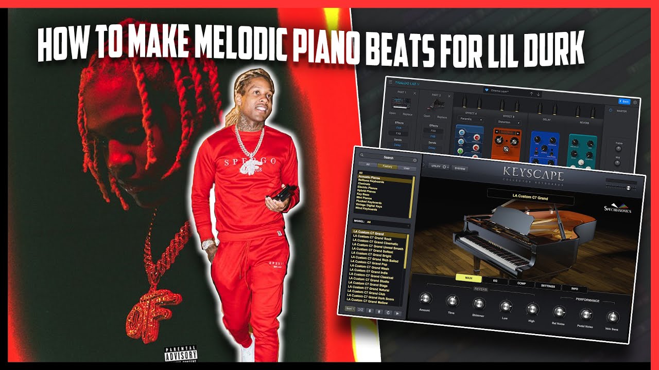 How to Make a Melodic Piano Type Beat for Lil Durk in 2022 | FL Studio ...