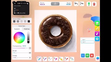 ROBLOX | SPEED DRAW | DRAWING REALISTIC DONUT in 10 minutes | Timelapse | Lexi Draw