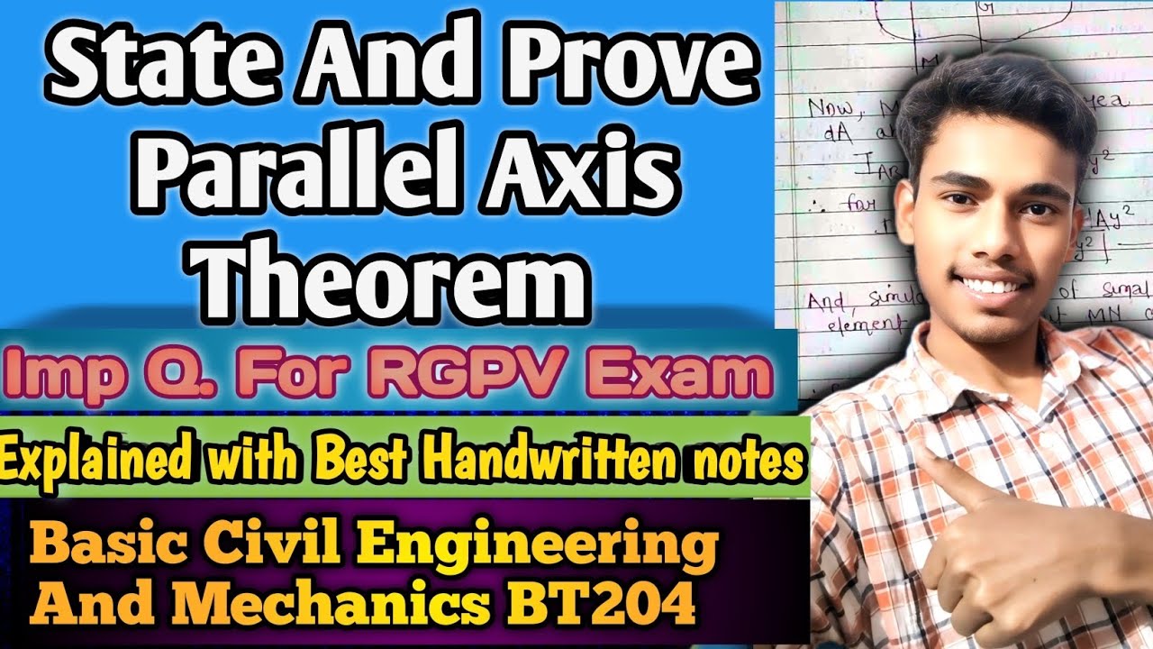State And Prove Parallel Axis Theorem | Basic Civil Engineering And ...