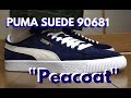 PUMA SUEDE 90681 "Peacoat" review & on feet!!