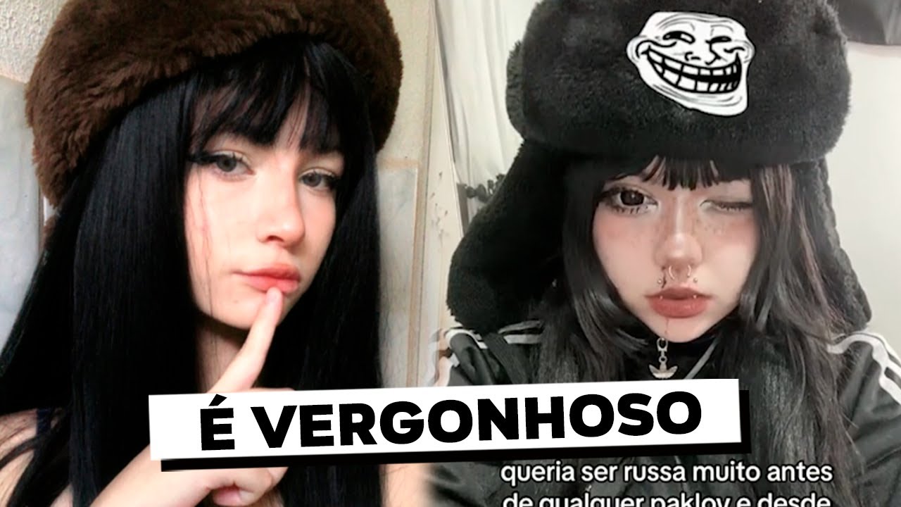 BRASILEIRAS fingindo ser RUSSAS NO TIKTOK
