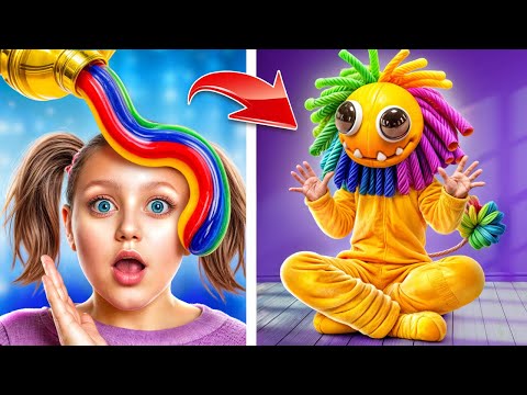 Poppy Playtime 4:亚那比的极限改造！瞌睡猫vs 噩梦小动物的变身