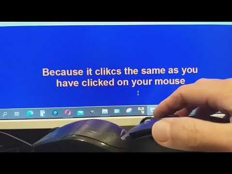 Auto click mouse keeps your presence always active, online, available never idle in MS Teams, Viber
