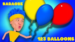 123 Balloons (Karaoke) | D Billions Kids Songs