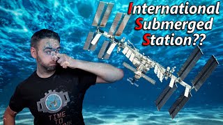 Debunking claims the ISS is underwater