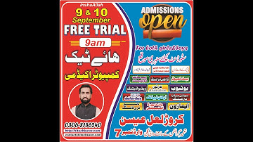 Hi Tech computer courses free trial