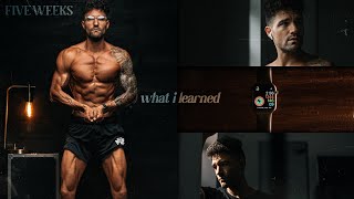 what i LEARNED trying to get BODY BUILDER SHREDDED | these things ACTUALLY CHANGED MY LIFE 🤯