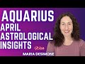 Aquarius  april astrological insights