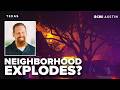 Homes explode leaving five people hospitalized