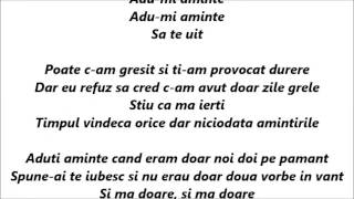 Sore feat Liviu Teodorescu - Adu-mi aminte sa te uit  Versuri (Lyrics)