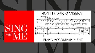 Non ti fidar o misera - Accompaniment - Don Giovanni - Mozart