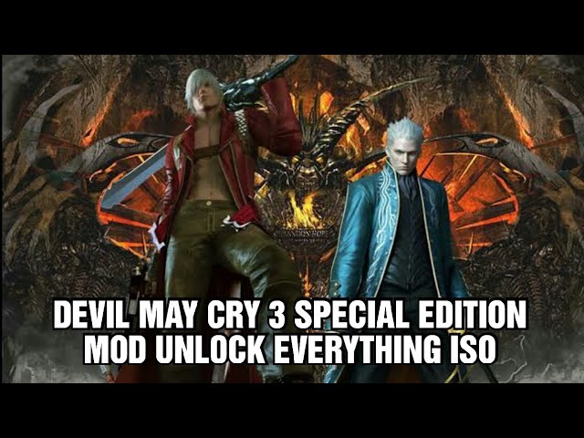 Devil May Cry 3 Special Edition Mod Unlock Everything ISO 