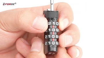 Forge Atlas TSA Lock Instruction Video Model 17019.