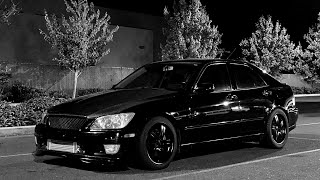 IS300 gets lowering springs and headlight modification!