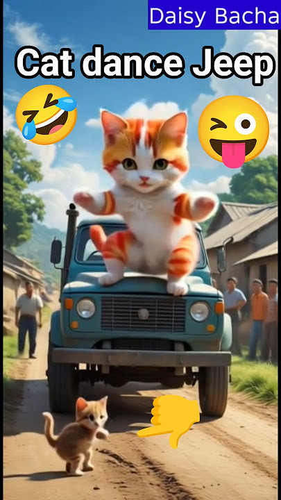 cat dance Jeep per Duri Duri Dum Dum 😻🤣🤪 #cat #dance #funny #cutecat #music #viralshort #catlovers