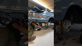 Porsche 356 Transaxle removal. restoration 356 evconversion asmr porsche porsche356