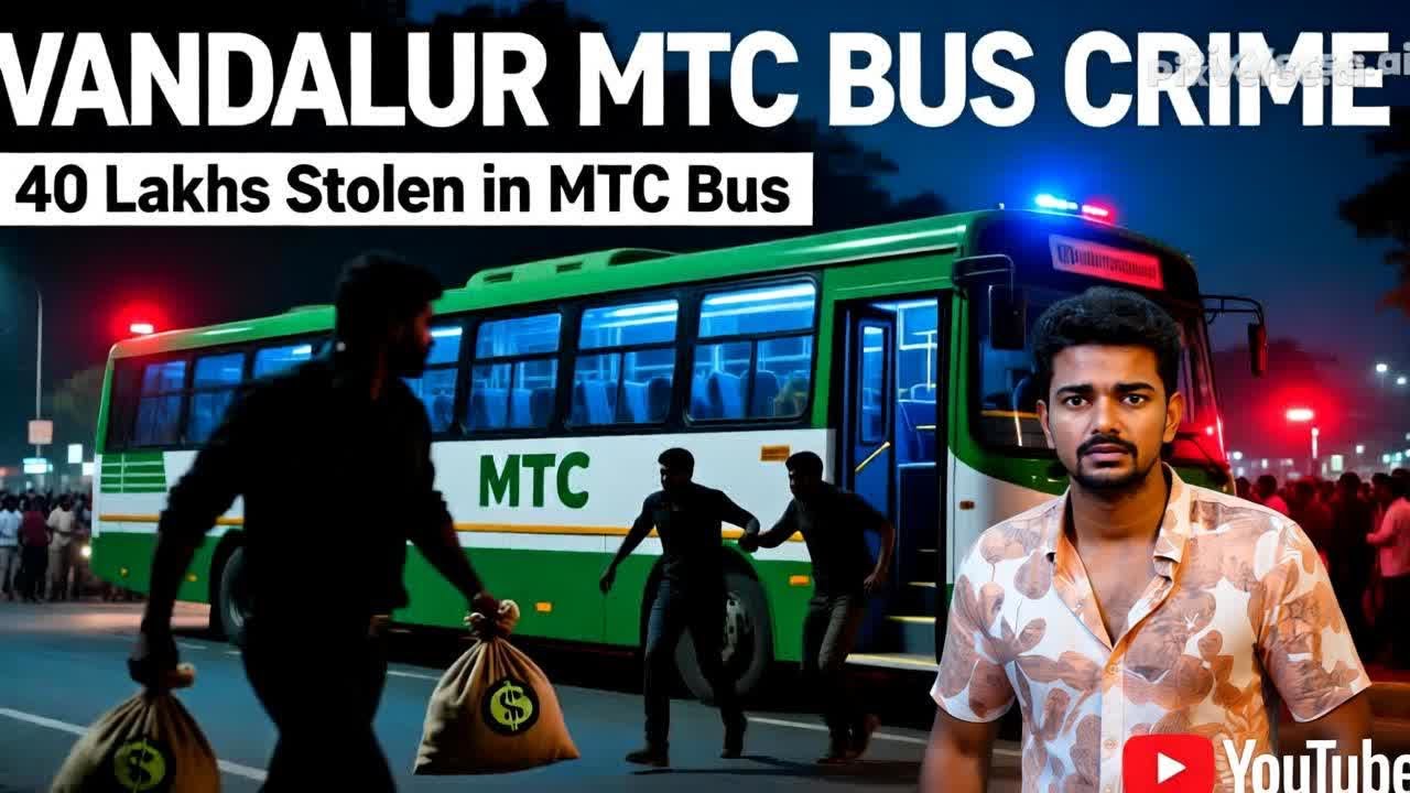 VANDALUR MTC BUS CRIME | 40 Lakhs Robbery in Crowded Bus | Chennai Shocking Daylight Heist