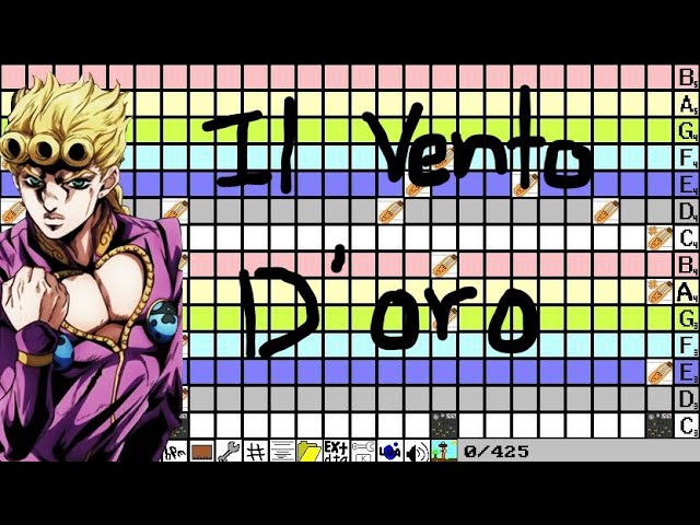 JoJo's Bizarre Adventure - Il Vento D'Oro (Giorno's Theme) MIDI