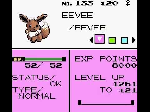 Pokemon Gold Version VC 3DS Where to find Eevee 