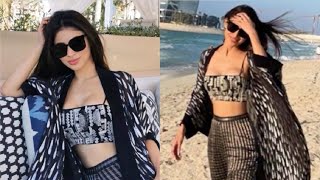 Mouni Roy Sizzles On The Beach On Vacation In Dubai Bollywood Fly