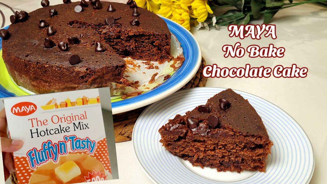 Easiest NO BAKE Chocolate Cake using MAYA Pancake Mix