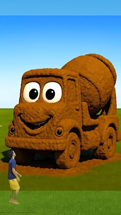Truck molen dari lumpur 💫 #shortvideo #oddlysatisfying
