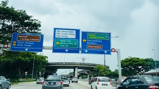 Driving Around Skudai Johor Malaysia | Jalan Iskandar Puteri Johor | Medini City Iskandar Puteri