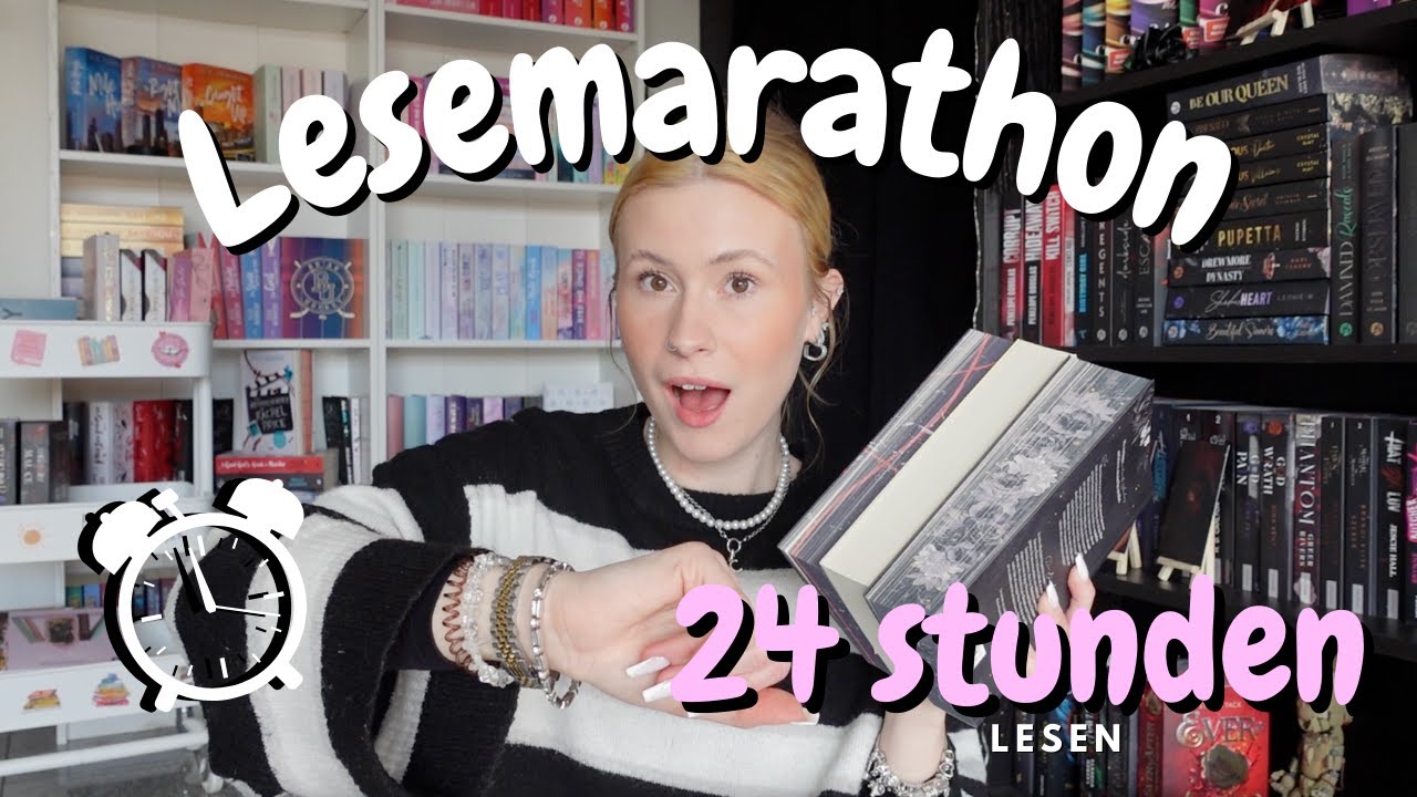 24std. Lesemarathon ⏰📖 | wie viel kann ich in 24 Stunden lesen?