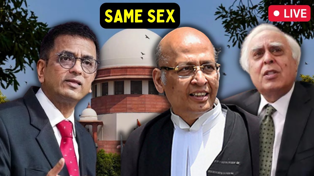 Same Sex Marriage | Live Hearing | Supreme Court | CJI Chandrachud ...
