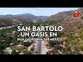 Un Oasis en Baja California Sur Mexico SAN BARTOLO  a la Orilla de la Sierra de la Laguna  🤩