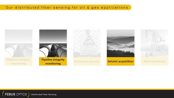 FEBUS Optics: Pipeline Monitoring & Seismic Acquisition