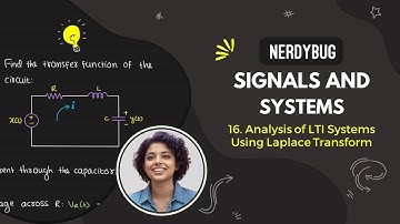Analysis of LTI Systems using Laplace Transform | Signals and Systems | NerdyBug | 2024
