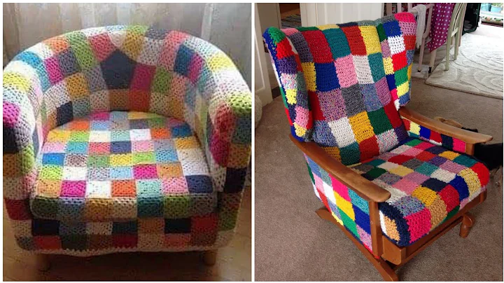 new trend of crochet sofa cover patterns