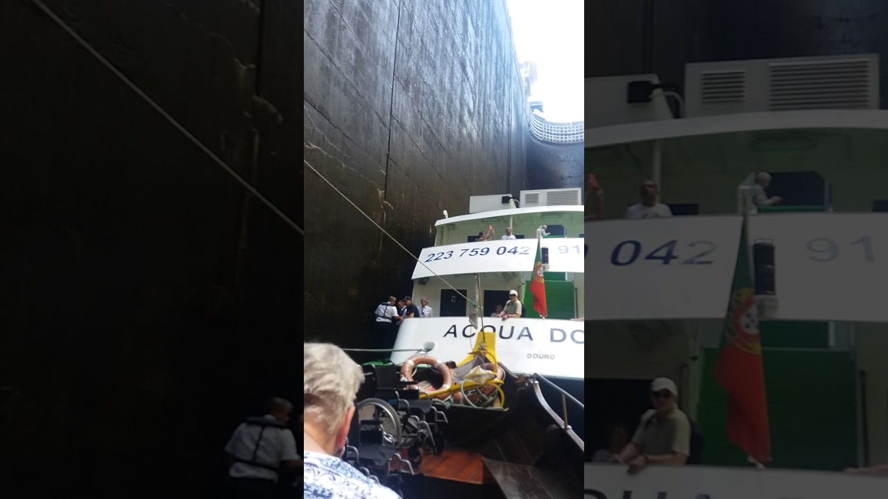 Descida do barco no Rio Douro emocionante.