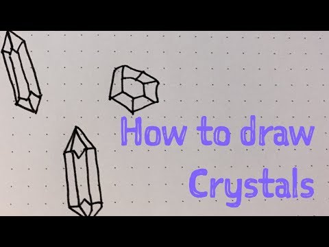 How To Draw Crystals