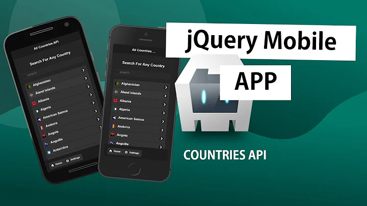Create A Mobile And Web Application Using jQuery Mobile - Project