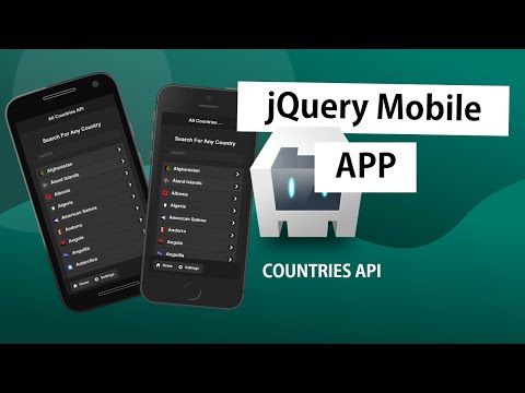 Create A Mobile And Web Application Using jQuery Mobile - Project