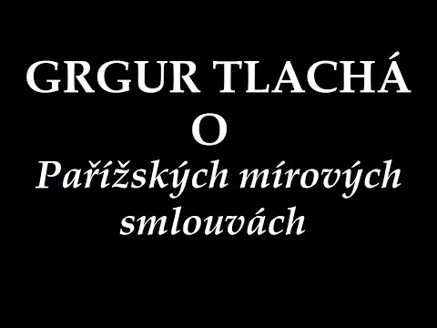 Video: Proč se v Paříži podepisují smlouvy?