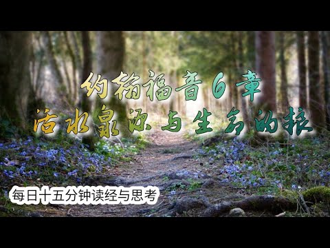 每日十五分钟读经与思考 - 约翰福音 6 章 “活水泉源与生命的粮” - YouTube