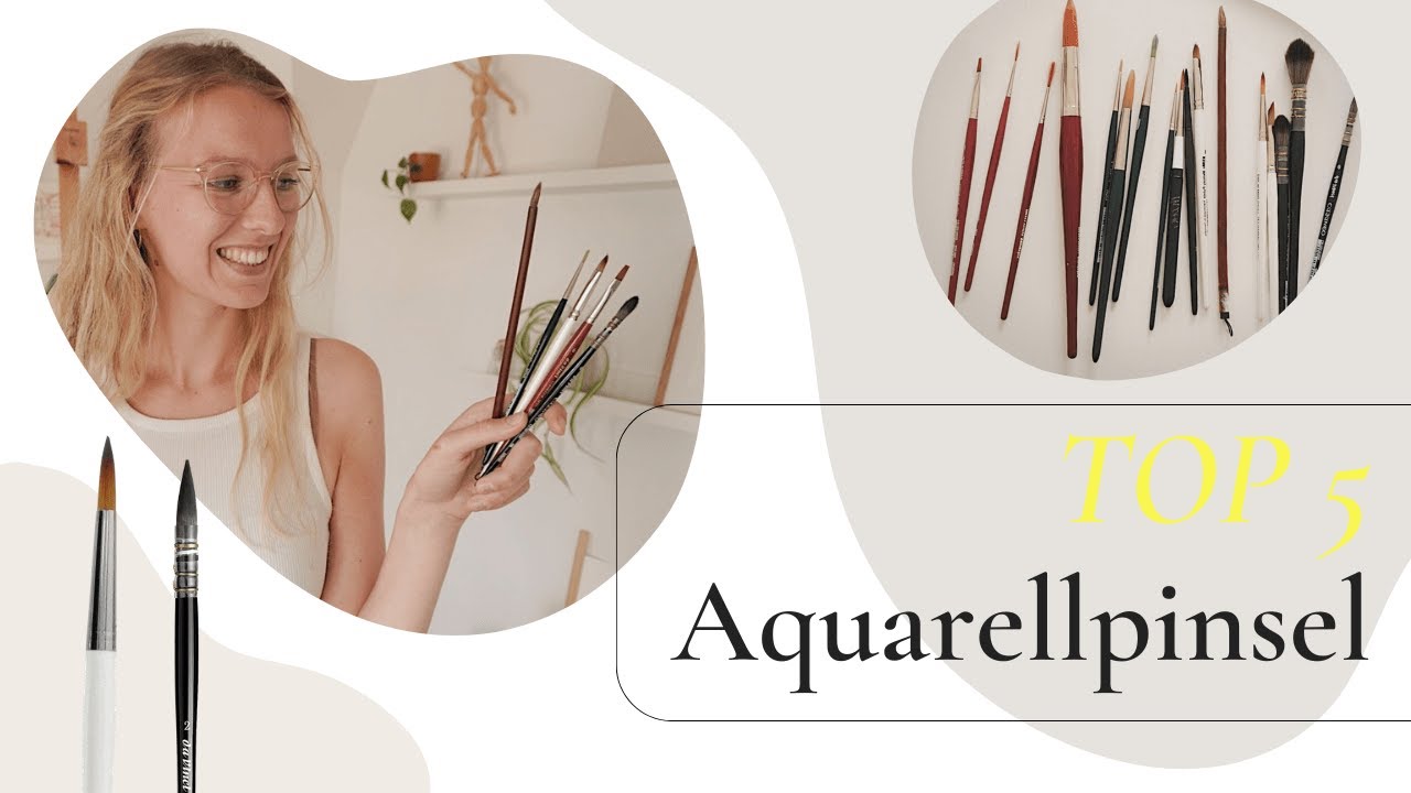 Meine TOP 5 Aquarellpinsel in 2025 🖌️