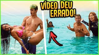 FOMOS GRAVAR UM VÍDEO NA PRAIA MAS DEU MUITO ERRADO!! [ REZENDE EVIL ]