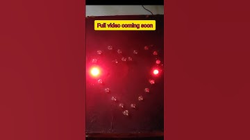Heart ❤ led chaser for diwali decorations #shorts #ledchaser #diyprojects