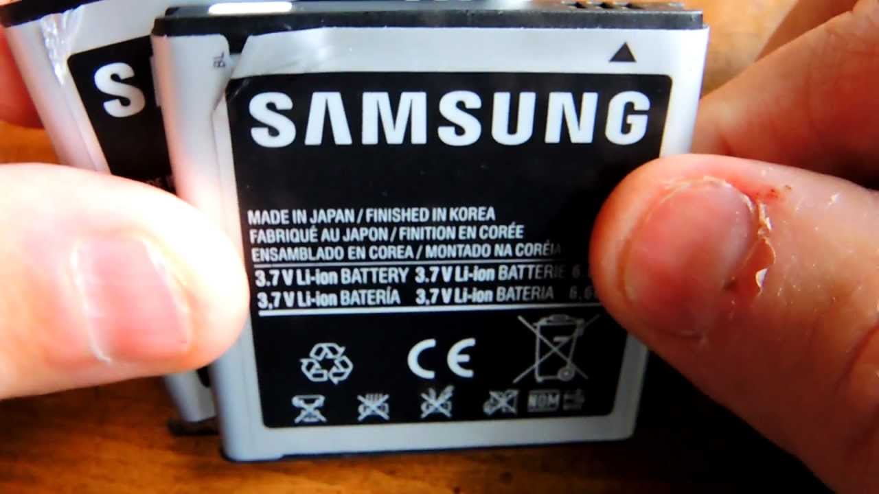 FAKE / COUNTERFEIT SAMSUNG BATTERY FROM EBAY - YouTube