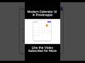 Modern Calendar UI in PowerApps | Clean Animated Design (32x Speed Build)