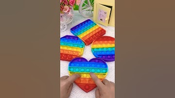 My collection of new pop It _ colorful rubber pop it _unboxing pop it toys #shorts #GrandToys #toys