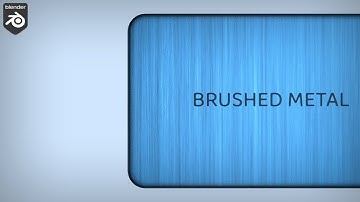 Easy Brushed Metal in Blender