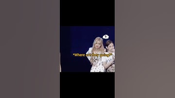 black pink team rose say where are they going? 😭 #lisa #rose #jisoo #blackpink #kpop #shorts