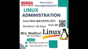 🐧 Master Linux Administration with DURGASOFT!